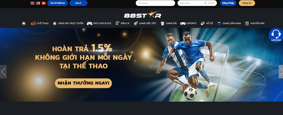 88STAR casino trực tuyến